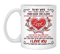 Tazza In Ceramica To My Wife I Wish I Met You Sooner So I Could Love You Longer Resistenti Tazze Da Tè In Ceramica Con Manici Mug In Porcellana Per Thè Latte Caffe