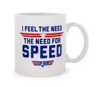 Tazza In Ceramica Top Gun "The Need For Speed" | Contiene 20 Once