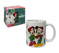 Tazza in ceramica Topolino e Minnie Natale Disney modello mug ciotola da colazione 325 ml per bambini
