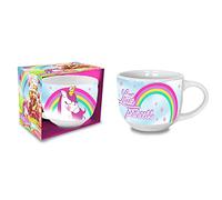 CARTOON Tazza in ceramica, Unicorno, tazza larga jumbo, 380 ml, in scatola
