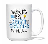 Tazza In Ceramica World'S Best Math Teacher White Per 330ML