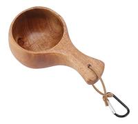 Tazza in Legno, Tazza da Campeggio Tazza in Legno Dal Design Unico da 8,15 Once per caffè, tè e Latte