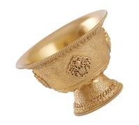 Tazza in ottone sacro per il culto buddista superfici lisce bere tazze facili da pulire adatte per bevande e tazze in ottone