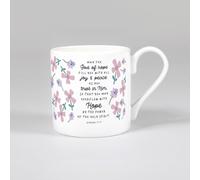 Tazza in porcellana Bone China May The God of Hope (petali)
