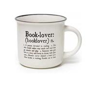 Legami - Cup Puccino, Tazza in Porcellana New Bone China, Tema Book Lover, Take a Break Collection, Capacità 350 ml, Lavabile in Lavastoviglie, Utilizzabile in Microonde