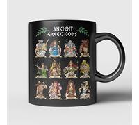Tazza In Porcellana Porcellana Tazze Durevole Tazza Divertenti Regali Novità Per Uomo Donna 330Ml Dei Della Mitologia Greca, Grecia Antica, Dea Greca, Regali Della Mitologia Greca, Mitologia Greca
