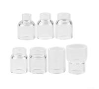 Tazza in vetro al quarzo resistente al calore e kit consumabile O-ring progettato per saldatura TIG con compatibilità per SR WP 9 17 18 20 25 26 e custodia