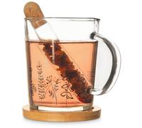 Tazza in vetro con infusore LOUKA da 400 ml, 3 pezzi.