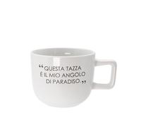 Tazza jumbo 500 ml scritta Quotes bianca