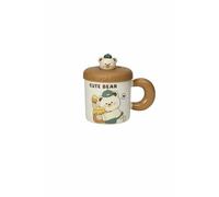 TAZZA L'ALLEGRA COMITIVA NEW BONE CHINA C/TAPPO E CANNUCCIA SILICONE orso brandani