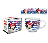 Tazza Larga In Ceramica Con Manico Per Bambine,Tazza per Colazione 380 ml, Idea Regalo, 3+ Anni, Multicolore