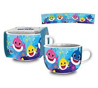 Tazza Larga Jumbo Baby Shark In Ceramica Confezione Regalo N01110 MC - Marta da Legare