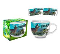 TAZZA LARGA MUG DINOSAURI IN CERAMICA 380 ML CONFEZIONE REGALO
