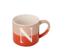 Tazza lettera N arancio 400 ml Blend Collection