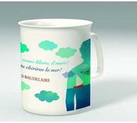 Tazza letteraria Meditathe - Charles Baudelaire - Sempre amerai, uomo libero, il mare!