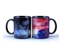 Tazza magica con galassia stellata, 330 ml, incantevole tazza che cambia colore attivata dal calore, con design cosmico e cielo notturno, ideale per gli appassionati di astronomia