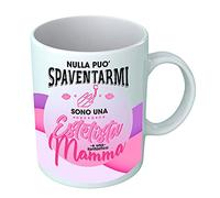 Tazza Mamma Divertente Nulla Può Spaventarmi sono una Estetista e una Fantastica MammaGadget Simpatici Tazze con Scritte Madre Festa Mamme Mom Regalo Simpatico