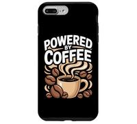 Tazza mattutina Powered By Coffee Caffeine Lover Espresso Beans Custodia per iPhone 7 Plus/8 Plus
