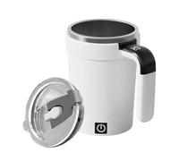 Tazza Mescolatrice Automatica,Tazza Caffè con Mescolatore Automatico - Miscelatore Elettrico con Display Temperatura e Ricarica per Latte Cioccolata Tè Bevande da Bar e Picnic
