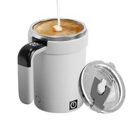 Tazza Mescolatrice Automatica, Tazza da Caffè Magnetica con Agitazione Automatica, Elettrico a Ricarica Magnetica con Display Temperatura per Viaggio Cucina Hotel Trasferte Lavorative