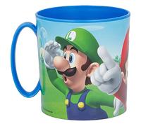 Tazza Microwave per Bambini con Grafica di Super Mario da 350 ml, senza BPA, Lavabile e riutilizzabile