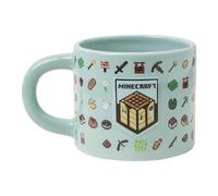 Tazza Minecraft, tazza da caffè in ceramica grande da 400 ml con licenza ufficiale, dettagli in rilievo, gadget per videogiochi per giocatori e collezionisti, tè, cioccolata calda
