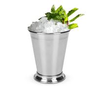 Tazza Mint Julep, 400 Ml Tazza in Acciaio Inox Moscow Mule, Bicchieri Da Cocktail in Acciaio Inossidabile Argento, 13.5oz Vendemmia Bicchiere Julep per Bevande Miste, Festa, Birra