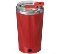 Tazza miscelatore automatico in acciaio inossidabile 316 con base separabile per caffè, bevande probiotiche, brodo di ossa e miscelazione di liquidi nutrizionali (base separata rossa)