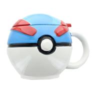 Tazza Moldata A Forma Di Poké Ball Con Coperchio
