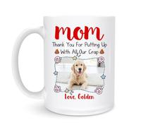 Tazza Mom Thank You For Putting Up With All Our Crap 330Ml Mug Con Manico In Ceramica Tazze Da Caffè Per Ufficio Bevande Latte