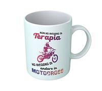 Tazza Motocross Tazza Divertente Non ho Bisogno di Terapia ho solo bisogno di andare in Motocross Tazza Sport Gadget Idee Regalo Idea Regalo Divertente
