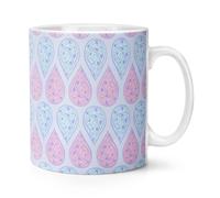 Tazza Mug 10Oz Con Motivo A Spirale Rosa E Blu - Divertente E Colorata