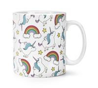Tazza Mug 10oz Con Motivo Di Unicorni E Arcobaleni - Arcobaleni Magici
