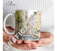 Tazza Mug Amsterdam panorama idea regalo souvenir