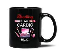 Tazza Mug Blending Is My Cardio Tazza da caffè Vintage Tazzas in Ceramica Nostalgic-Art Tazzas da tè per Collega Marito Fidanziati 330 Ml