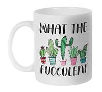 Tazza Mug Cactus Succulent What The Fun Succulent Tazza in Ceramica