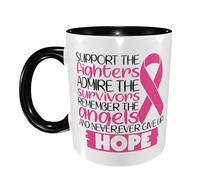 Tazza Mug Cancro al Seno: Non Perdere Mai La Speranza Simpatica Regali per La Famiglia Tazze Caffe E The Antimacchia Gadget Regalo Tazza Divertente 11Oz