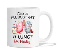 Tazza Mug Can't We all Just A Lung Tazza da caffè Vintage Tazzas Regalo Divertenti Tazzas in Ceramica per Collega Anniversari Fidanziati 330 ML