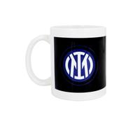 F.c.Inter Tazza Mug in Ceramica Stampa Nera Confezionata in Scatola da Regalo