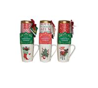 TAZZA MUG CON BISCOTTI E CIOCCOLATA CALDA - MAGIA DEL NATALE