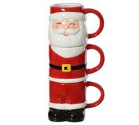 Tazza mug impilabile Babbo Natale 26cm