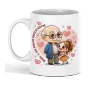 Tazza Mug in Ceramica - “Con il mio nonno il mondo è più bello” - 11oz