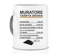 Tazza Mug in Ceramica Mestieri il mio Lavoro mi chiama ed io devo andare - sport - gadget divertenti - idea regalo (MURATORE)