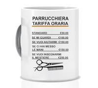 Tazza Mug in Ceramica Mestieri il mio Lavoro mi chiama ed io devo andare - sport - gadget divertenti - idea regalo (PARRUCCHIERA)