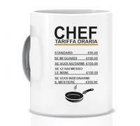 Tazza Mug in Ceramica Mestieri il mio Lavoro mi chiama ed io devo andare - sport - gadget divertenti - idea regalo (CHEF)