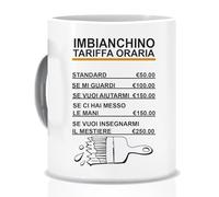 Tazza Mug in Ceramica Mestieri il mio Lavoro mi chiama ed io devo andare - sport - gadget divertenti - idea regalo (IMBIANCHINO)