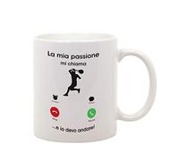 Tazza Mug in Ceramica Mestieri Tennis La mia passione mi chiama e io devo andare - sport - gadget divertente - idea regalo