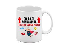 Tazza mug in ceramica per la festa dei nonni nonno nonna personalizzabile varie grafiche regalo natale pasqua regali mug latte the colazione idea idee nipote nipotino nipotina