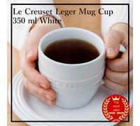 Tazza Mug Leger in gres Le Creuset 350 ml resistente al calore bianco CBP