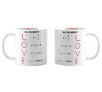 Tazza Mug Matematica personalizzabile all you need is love formula Serie Math amo la matematica